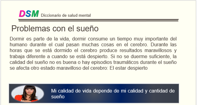 Problemas con el sueño